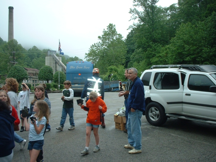 Garden Springs Elementary students at Portal 31 mine tour