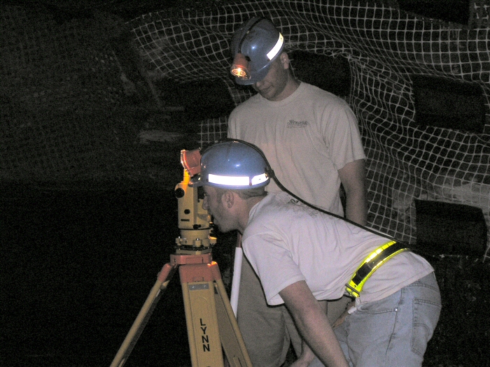 UK engineering students in coal mine Portal 31